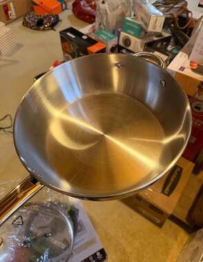 Princess House Heritage Stainless Steel 5-Qt. Braiser with Lid